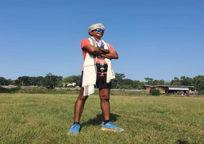 एनएसीसी रनिंग क्लब,एचईसी,राँची ने सैकत चौधरी को सम्मानित किया