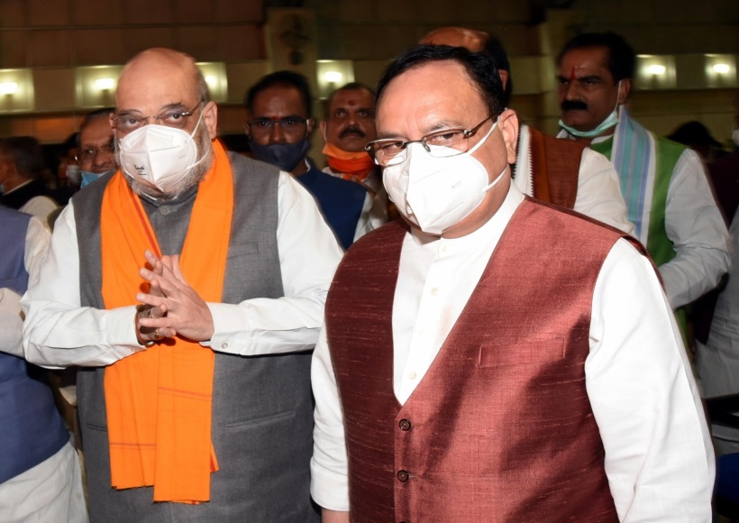 Amit Shah and JP Nadda
