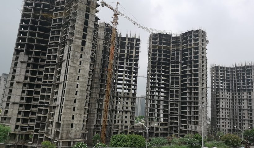 Under-construction buildings