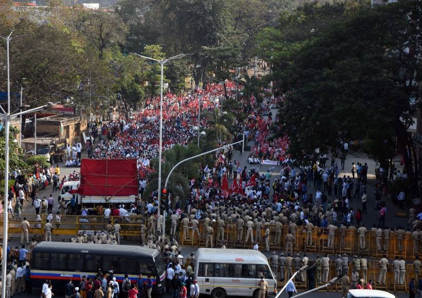 Farmers protest