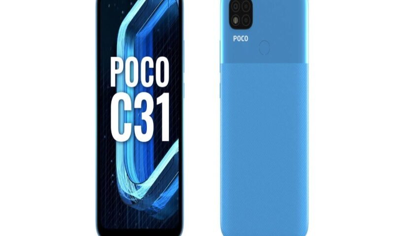 पोको ने सी 31 स्मार्टफोन लॉन्च के साथ सी-सीरीज लाइनअप का विस्तार किया