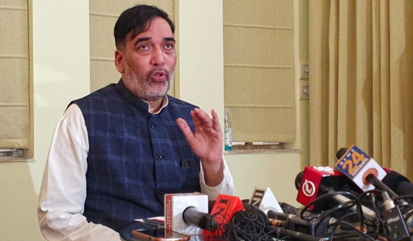आम आदमी पार्टी के नेता और मंत्री गोपाल राय