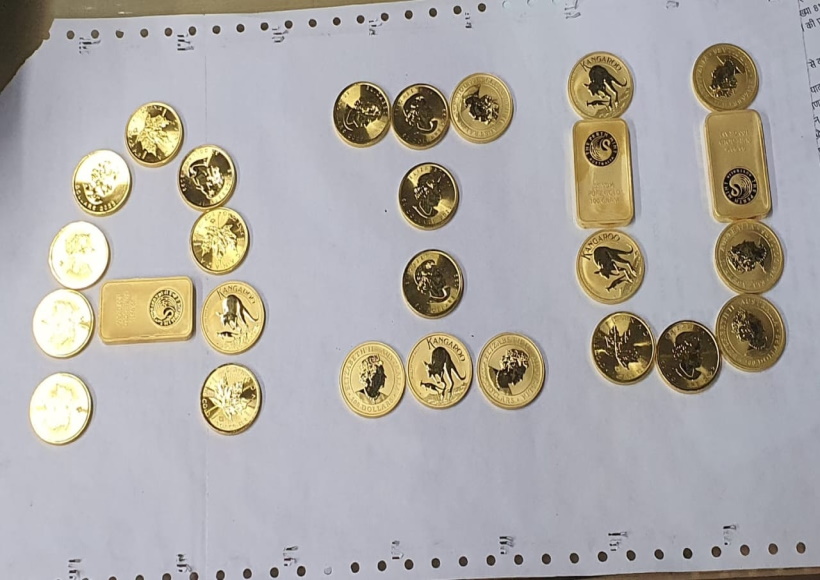 Passenger returned from Singapore with gold worth 56 lakhs caught at Kolkata airport