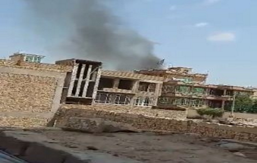 Civilians wounded in an explosion in Kabul.