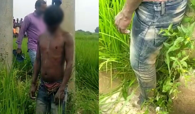 he police had driven away the Dalit youth who had come to plead to save his life, the same day the dacoits killed and hung the body in a pillar.