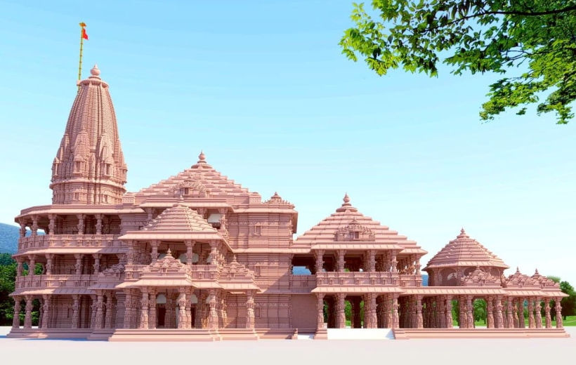 Proposed Shree Ram Janmabhoomi Tirth Kshetra in Ayodhya, Uttar Pradesh