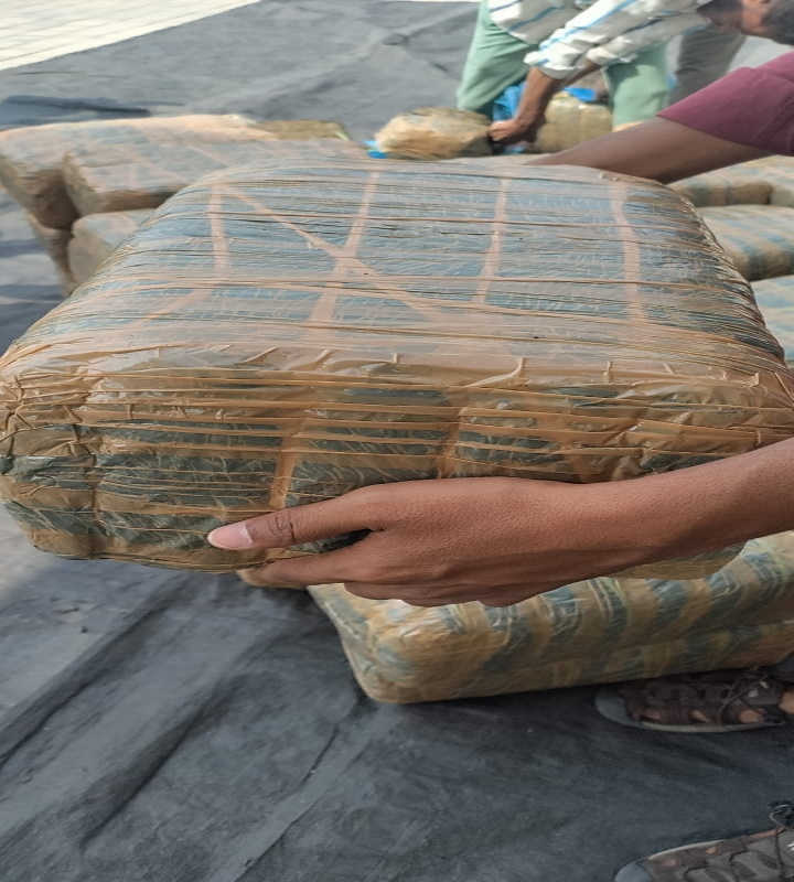 ganja seizure from Hyderabad.