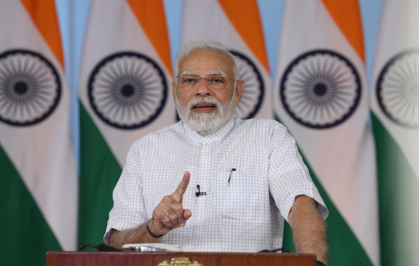 New Delhi: Prime Minister Narendra Modi addresses the National Conference of Environment Ministers