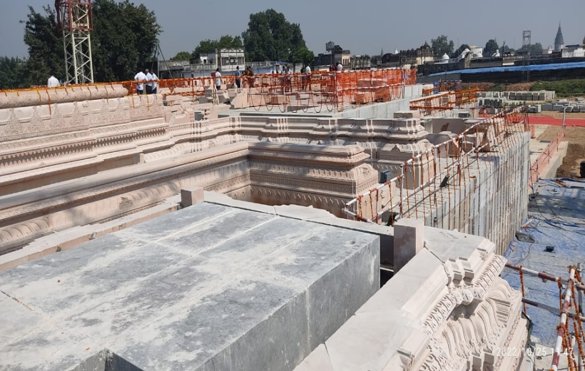 Ramlala's temple is 50 percent ready.