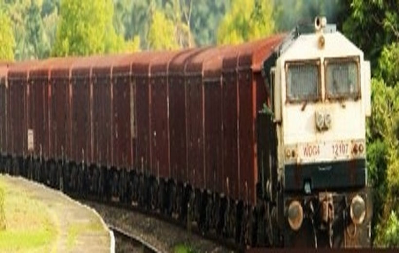 Indian Railways' freight loading.