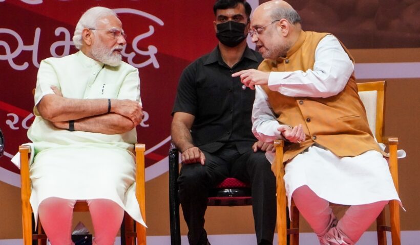 Prime minister Narendra Modi and Union Home Minister Amit Shah