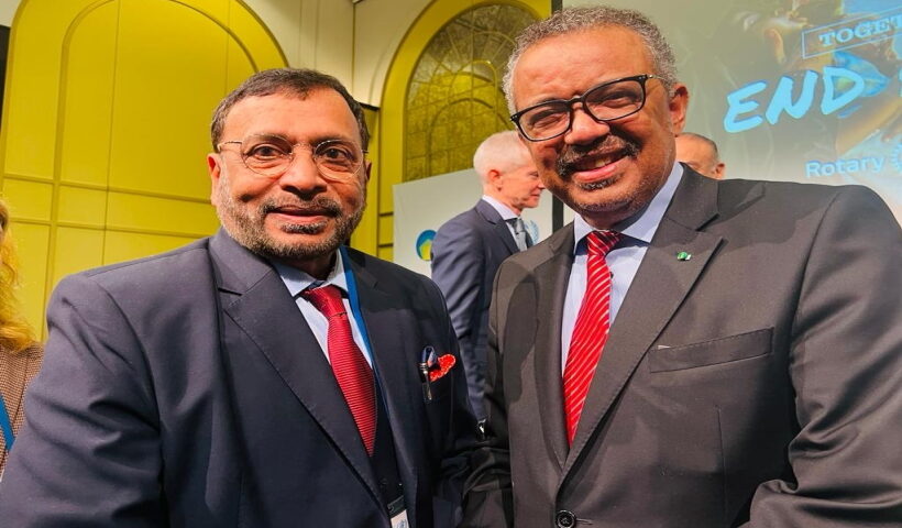 Chairman of Jaipur-based NIMS university addresses the World Health Summit in Germany.