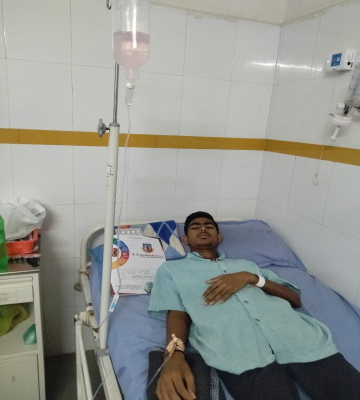 Class 10 student Karan was punished by the teacher for doing 200 situps in Saraswati school of Una Taluka in Gir Somnath district in Saurashtra region.