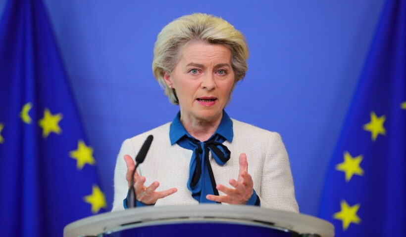 European Commission President Ursula von der Leyen.