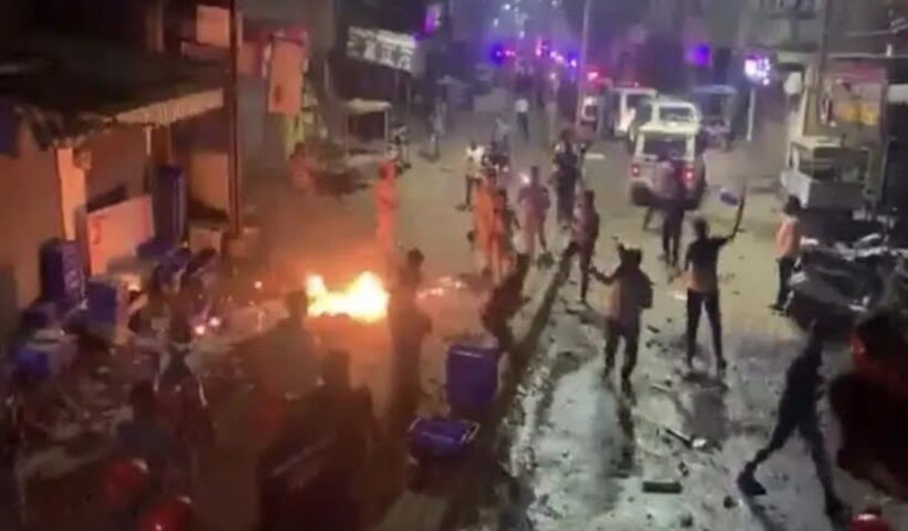 Communal clash broke out in Panigate police station area on Diwali night in Vadodara city, situation under control on Tuesday morning