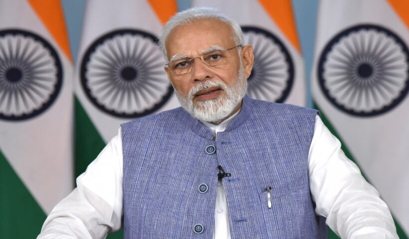 New Delhi : Prime Minister Narendra Modi video message on the occasion of Janjatiya Gaurav