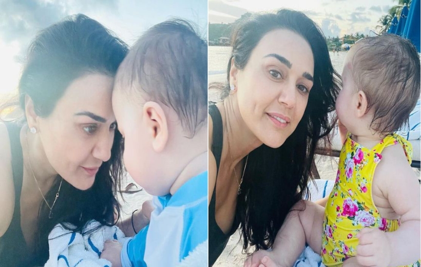 s Preity Zinta's twins turn one, she shares a heartfelt note of cascading love