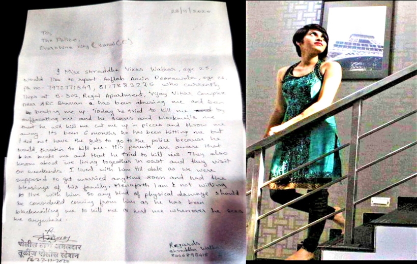 Anguished Shraddha's SOS to cops in 2020: Aafta will kill and cut me to pieces.