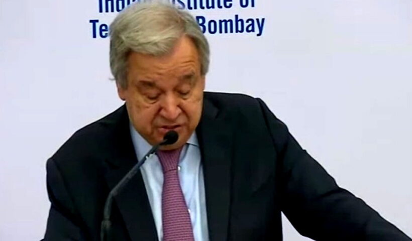 UN Secretary-General Antonio Guterres