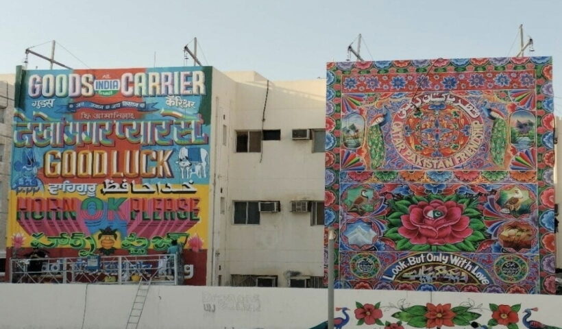 Artists from India, Pakistan celebrate truck art in Qatar.