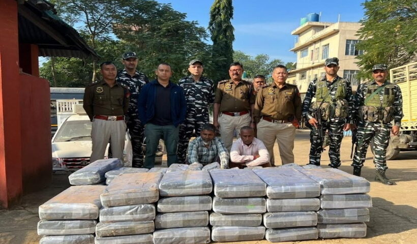Assam: Drugs worth more than 50 crores seized.