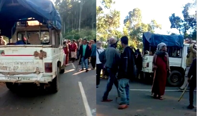Four killed in a police firing at the Assam-Meghalaya border.