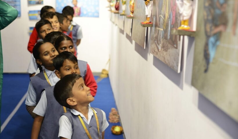 Exciting village life in pictures clicked by children's camera.