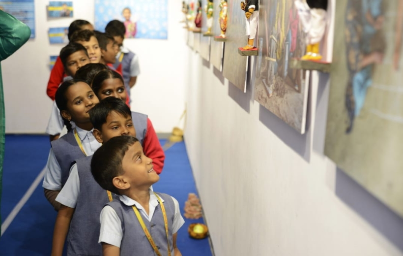 Exciting village life in pictures clicked by children's camera.