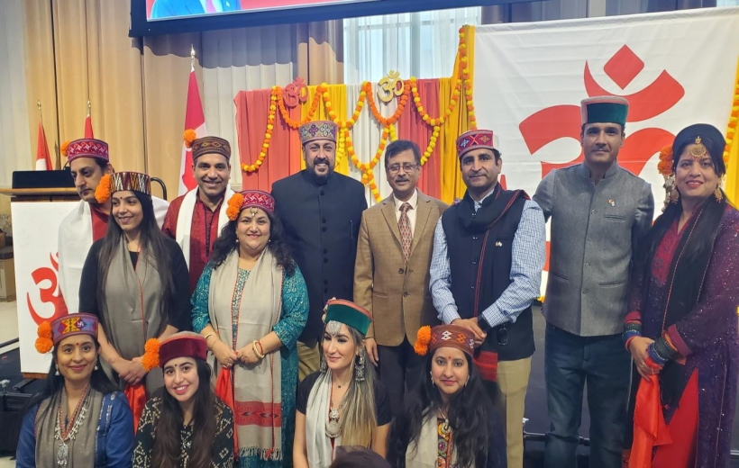n a first, Himachal 'Naati' performed in Canada's Parliament Hill.