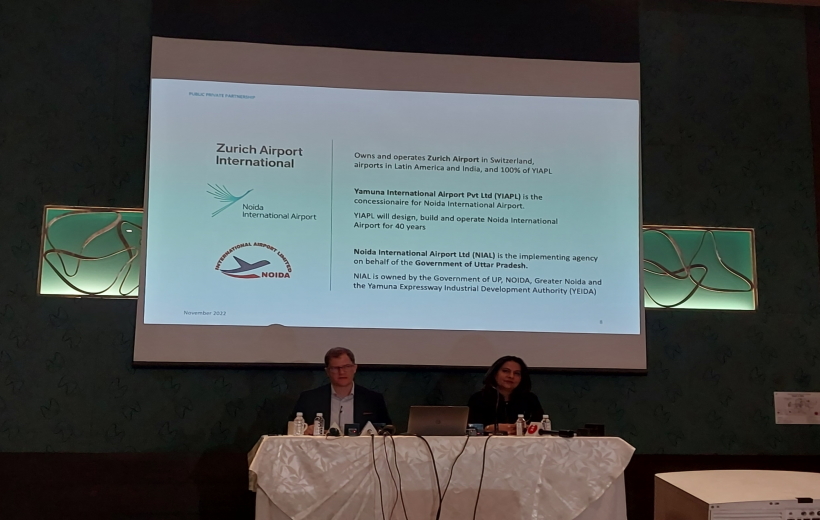 glimpse of the Ghat of Banaras will be found at the main gate of Jewar Airport, being developed with an investment of 5730 crores