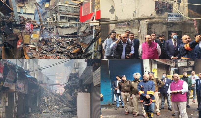 Bhagirath palace fire: Delhi LG forms committee to address hanging wire issues