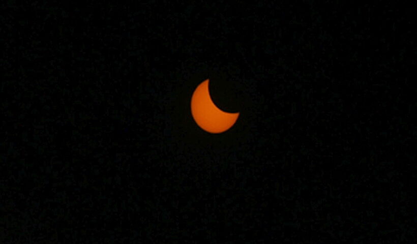 Kurukshetra: A panoramic view of the annular solar eclipse or 'surya grahan' 2020 in Haryana's Kurukshetra on June 21, 2020. This is the third eclipse of this year