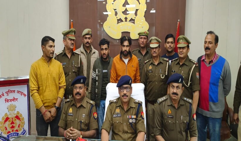 Two arrested for killing student in Bijnor.