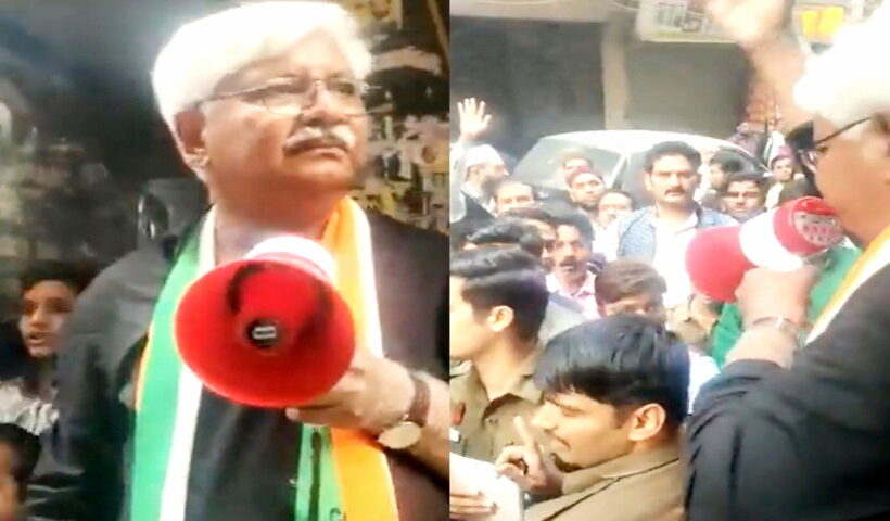 Ex-Congress MLA from Okhala held for assaulting Delhi Police cops.