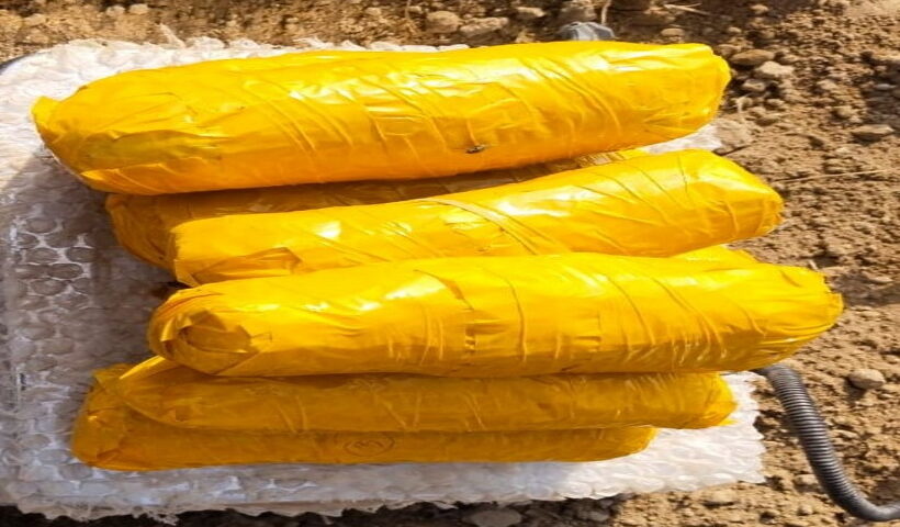 More than two and a half kilos of heroin and weapons recovered on India-Pakistan border