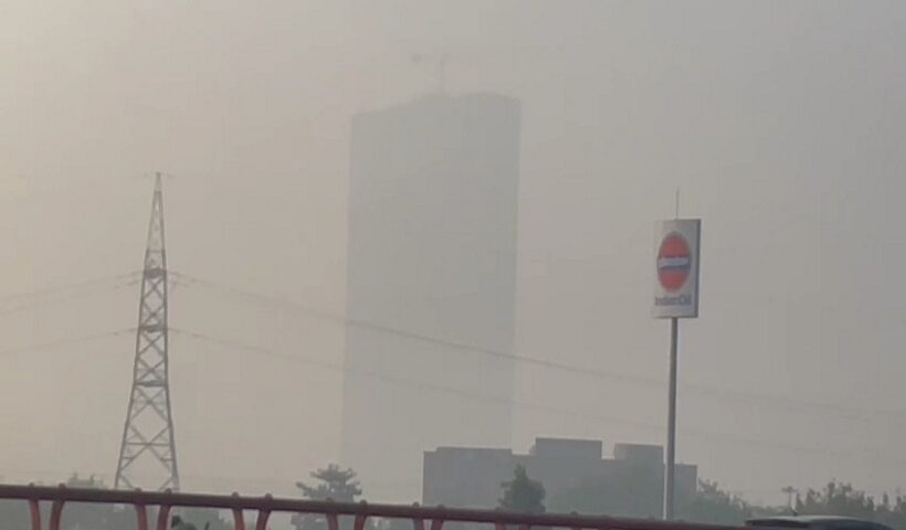 With increased air pollution, now fog also hit.