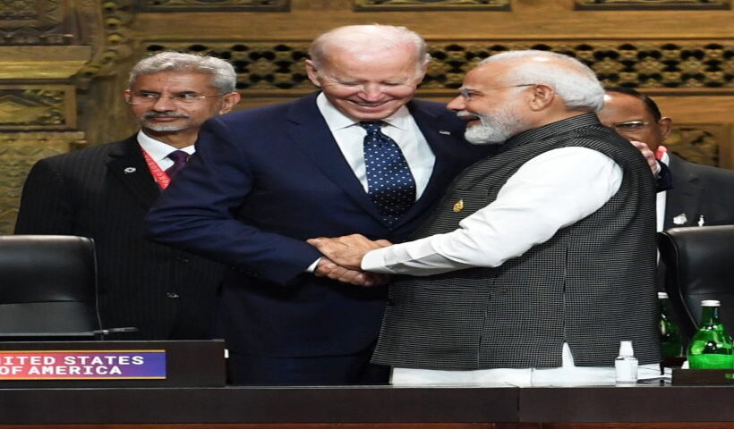 प्रधानमंत्री नरेंद्र मोदी और अमेरिकी राष्ट्रपति जो बाइडेन