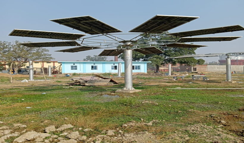 Kashi's Jalkal department will halve the electricity bill with solar tree.
