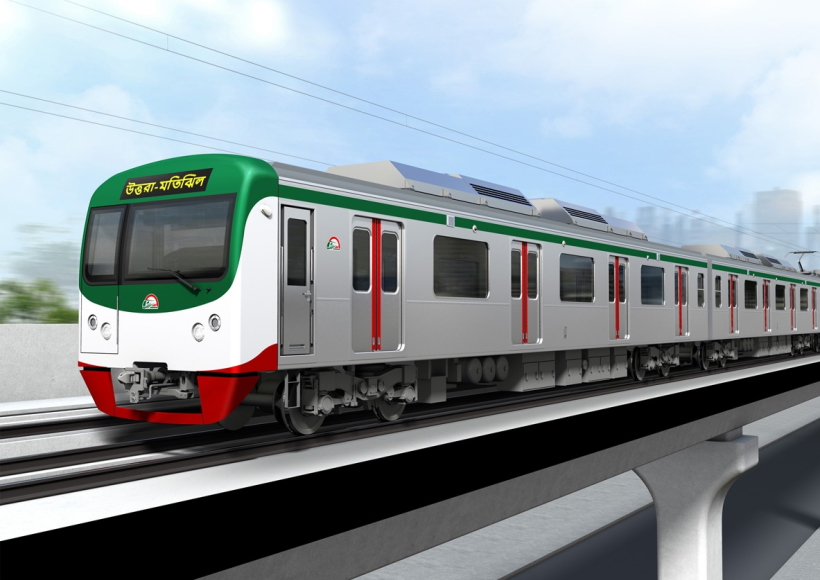 Bangladesh's 1st metro rail makes trial run