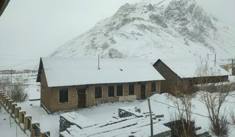 Widespread snowfall in higher reaches of Himachal Pradesh on Monday.