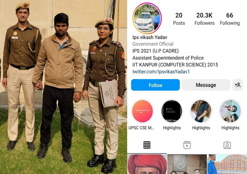 A tea seller over 20k followers on social media, impersonated as IPS officer and duped over 50 people