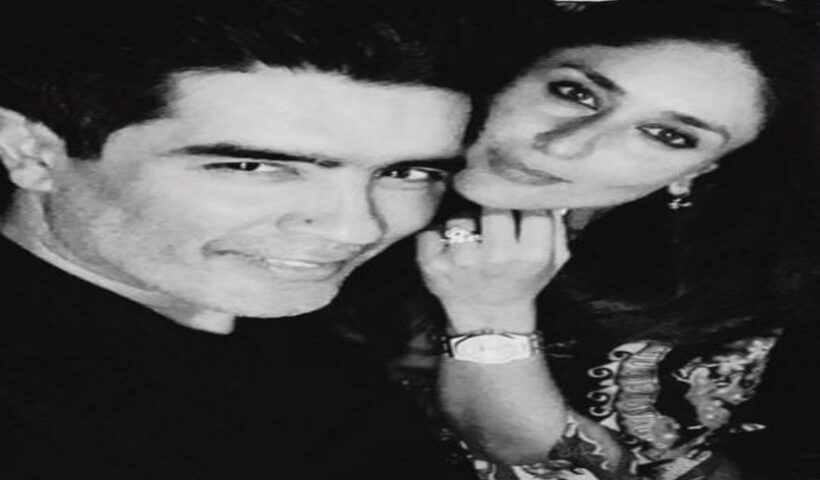 करीना कपूर खान और फैशन डिजाइनर मनीष मल्होत्रा