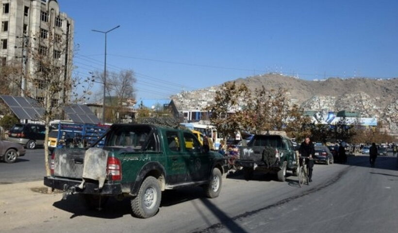 Photo taken on Nov. 30, 2021 shows the site of a blast in Kabul, capital of Afghanistan.