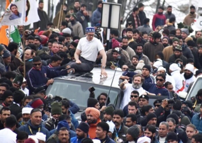 राहुल गांधी की 'सुरक्षा में चूक' को लेकर कांग्रेस ने जम्मू-कश्मीर सरकार पर साधा निशाना