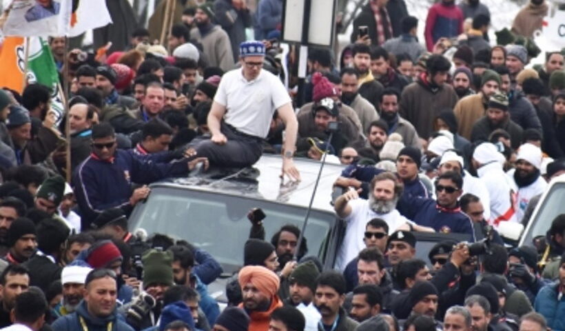 राहुल गांधी की 'सुरक्षा में चूक' को लेकर कांग्रेस ने जम्मू-कश्मीर सरकार पर साधा निशाना