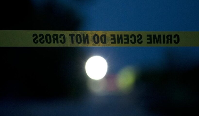 The scene of an alleged human smuggling mass casualty event is cordoned off in San Antonio, Texas, the United States, on June 28, 2022. The death toll of migrants found on Monday inside a "cloned" and abandoned 18-wheeler in San Antonio has risen to 50, authorities said on Tuesday