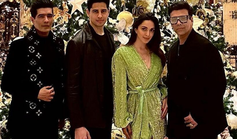 Sidharth, Kiara celebrate New Year with KJo, Manish Malhotra in Dubai