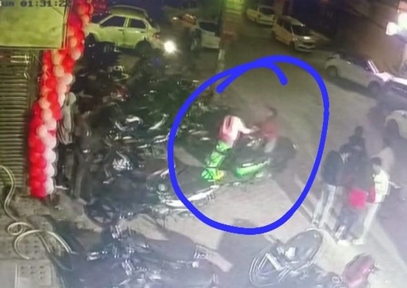 CCTV with another girl.