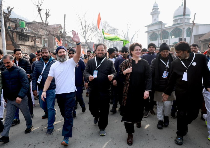 भारत जोड़ो यात्रा का श्रीनगर में समापन समारोह आज