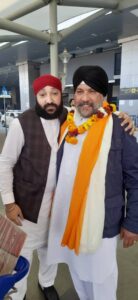 Members of the Afghan Sikh community reached Delhi from Kabul with the last 2 forms of Sri Guru Granth Sahib.